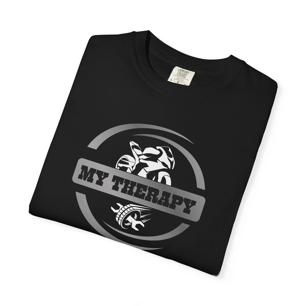 Non UK Sales Motorbike t-shirt  (My therapy) S/B