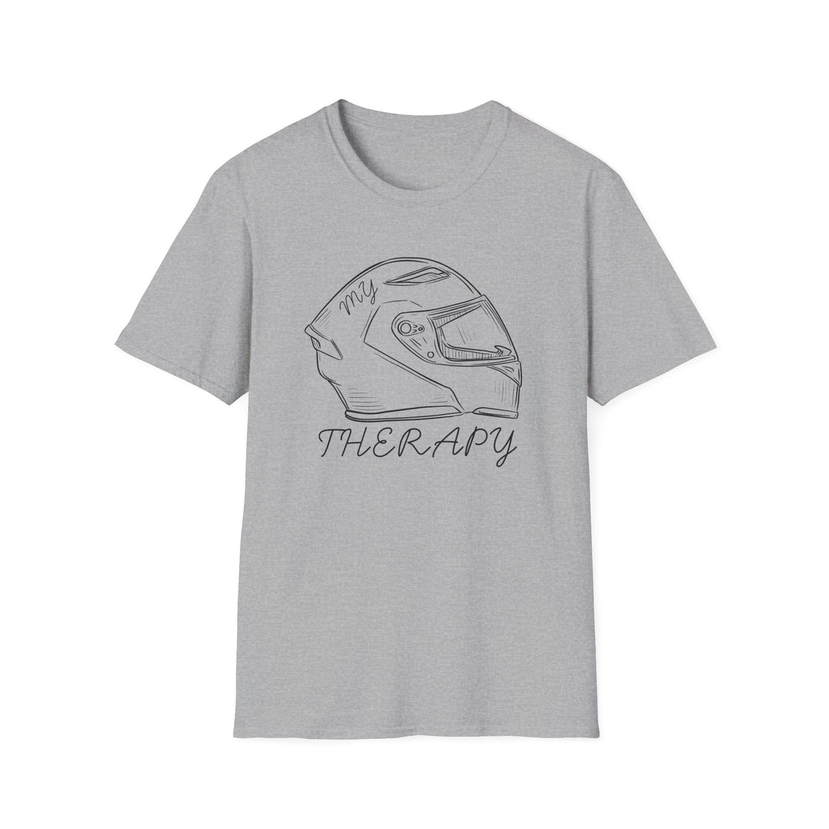Motorbike T-shirt with 'My Therapy' (2)