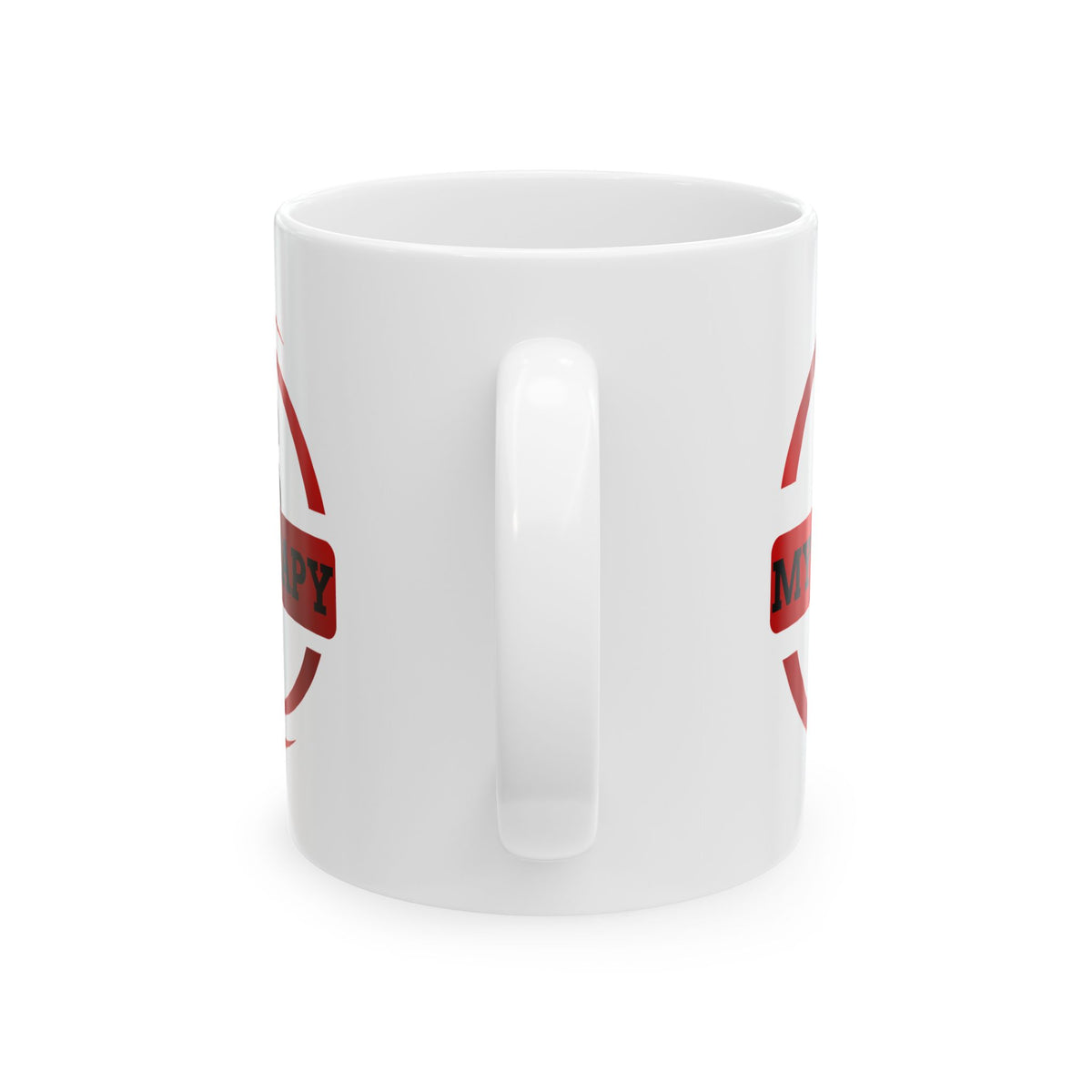 Non UK Sales 11oz And 15oz White Mug With (My Therapy) R/W