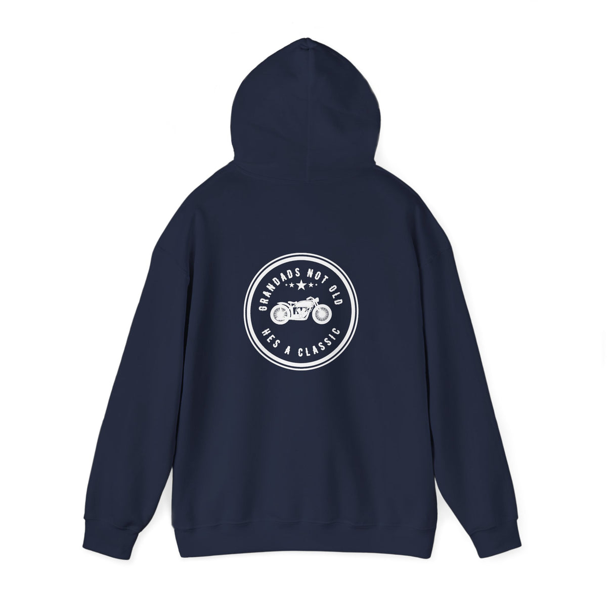 Non UK Sales Hooded Sweatshirt (Grandads not old, Hes a classic) W/B
