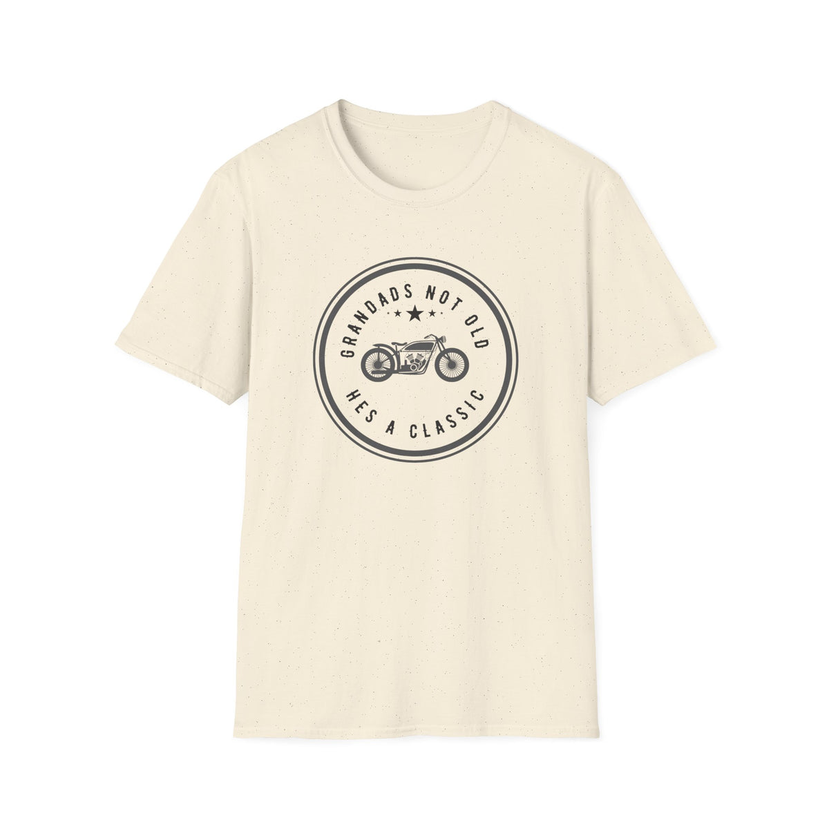 Motorbike T-shirt with 'Grandads Not Old Hes A Classic' (2)