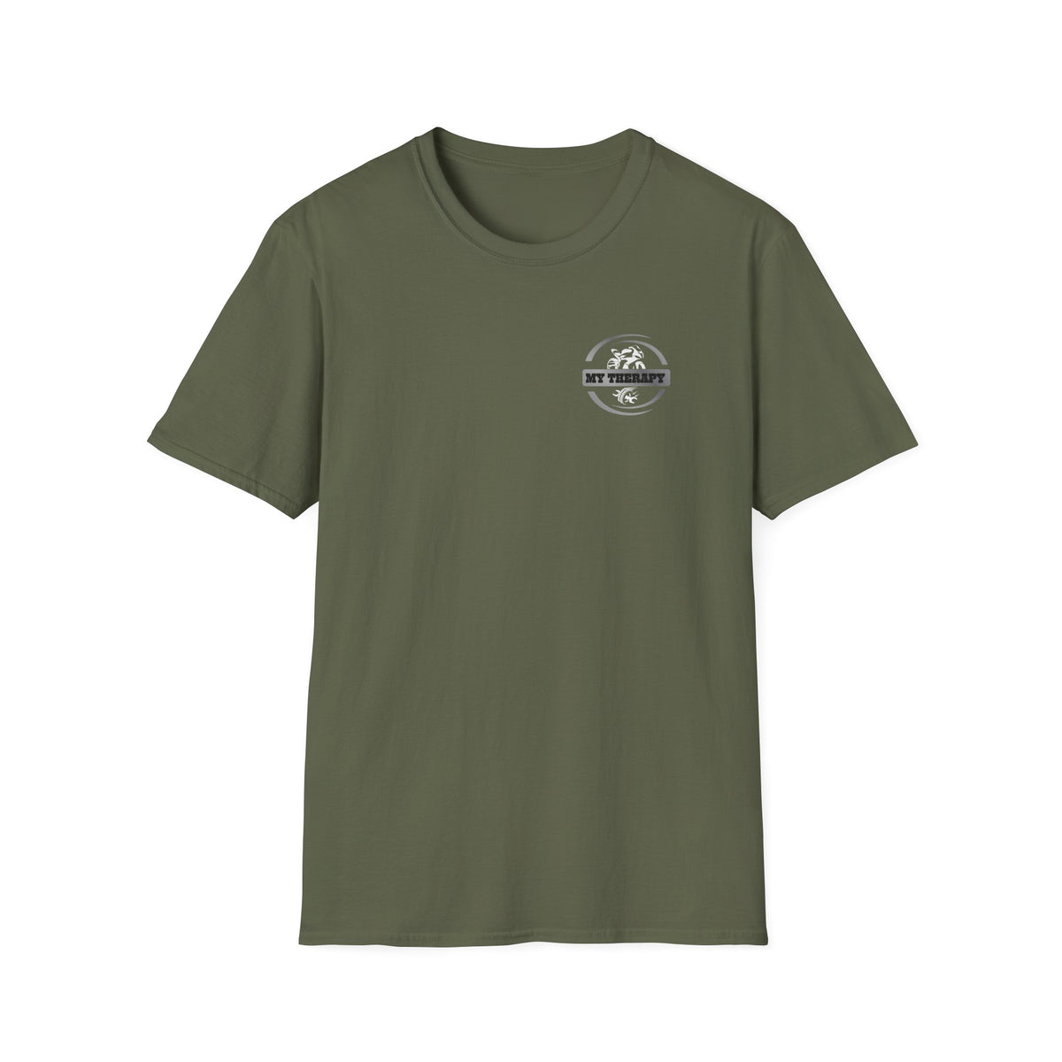Motorbike T-shirt with 'My Therapy' Small Logo