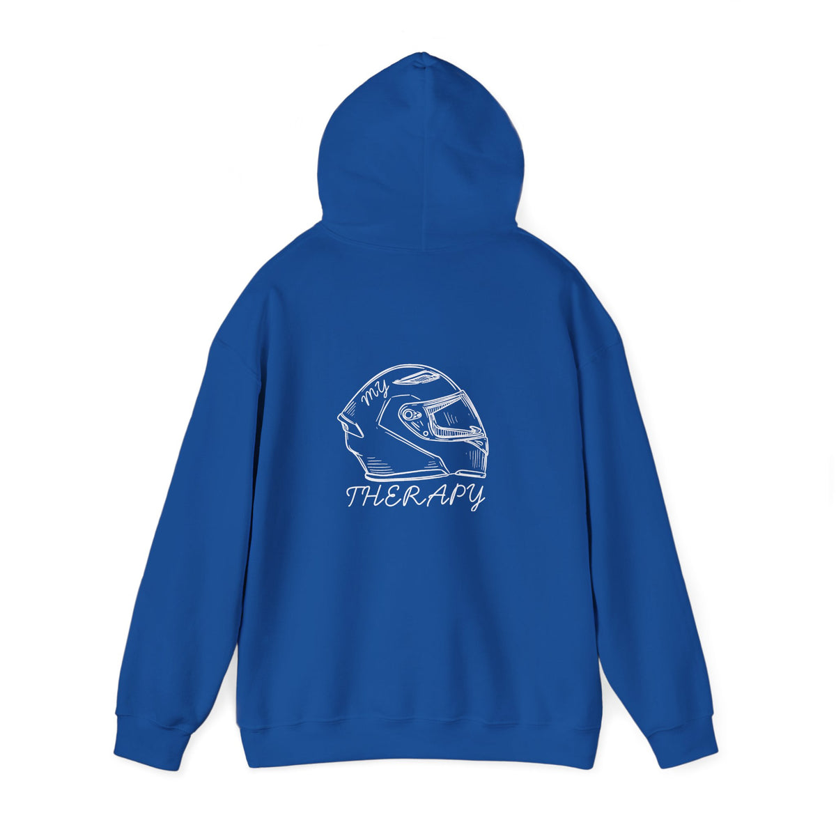 Non UK Sales Hooded Sweatshirt (My therapy) W/B