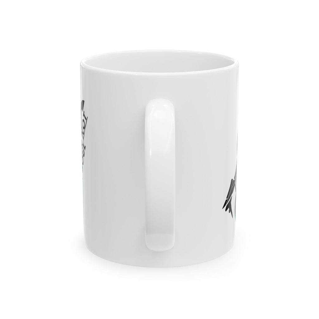 Non UK Sales 11oz And 15oz White Mug With Burn rubber, Not your soul) B