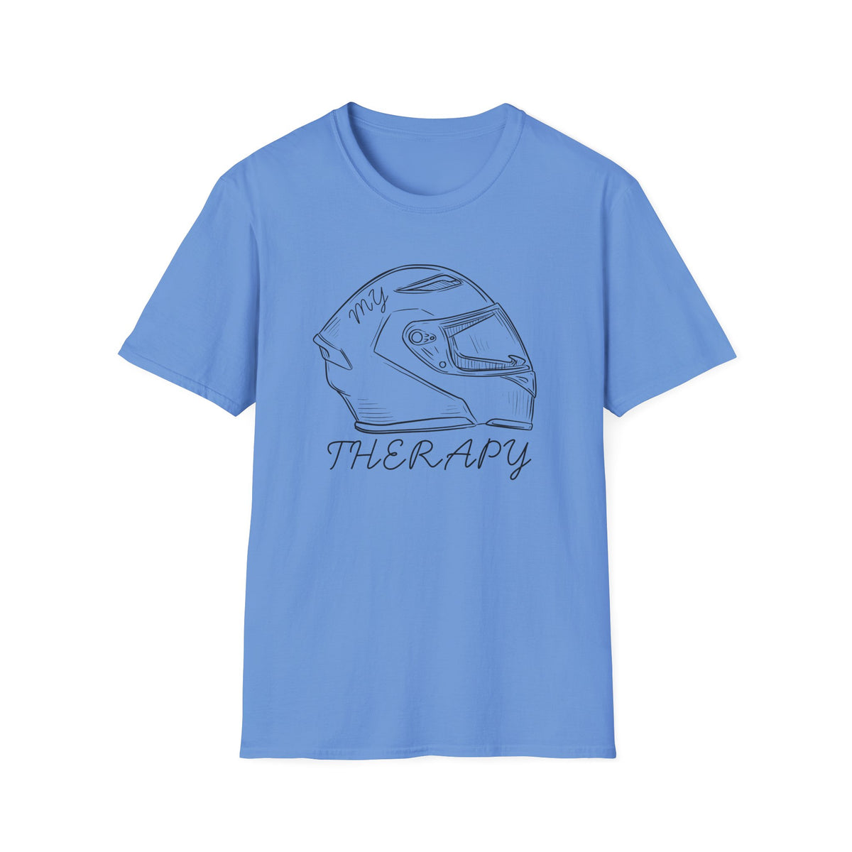 Motorbike T-shirt with 'My Therapy' (2)