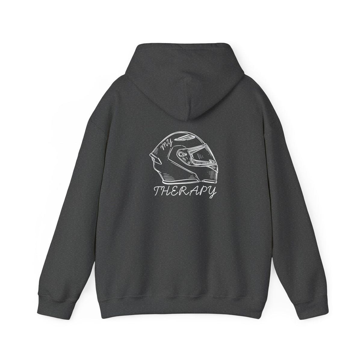Non UK Sales Hooded Sweatshirt (My therapy) W/B