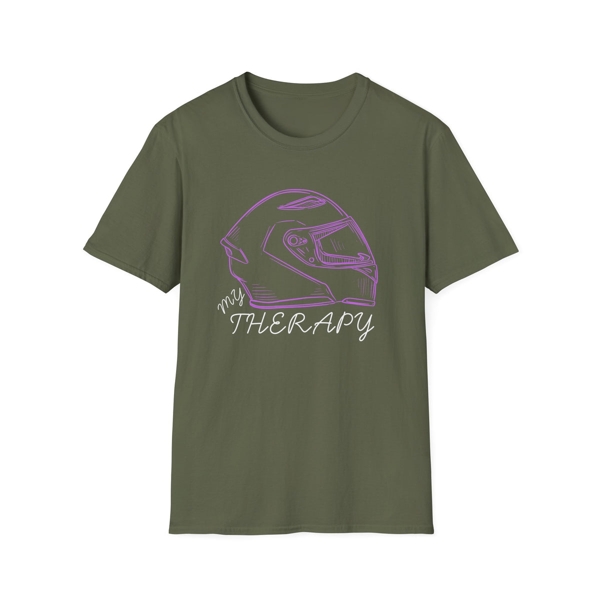 Motorbike T-shirt with 'My Therapy' (3)