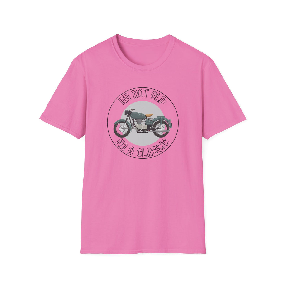 Motorbike T-shirt with 'Im Not Old Im A Classic'