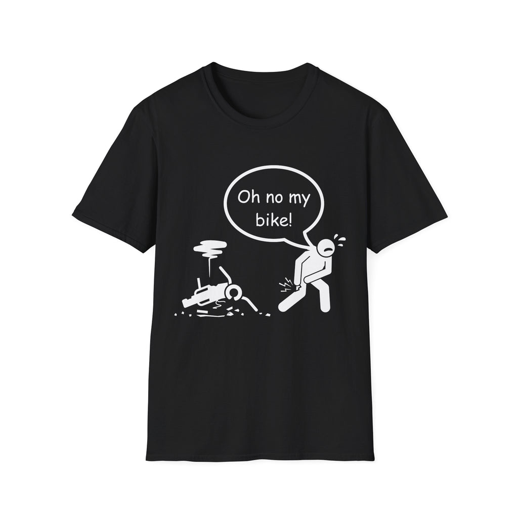 Motorbike T-shirt with 'Oh No My Bike!'