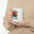Non UK Sales 11oz And 15oz White Mug With (Biker Dad, Like a normal Dad, Just faster)