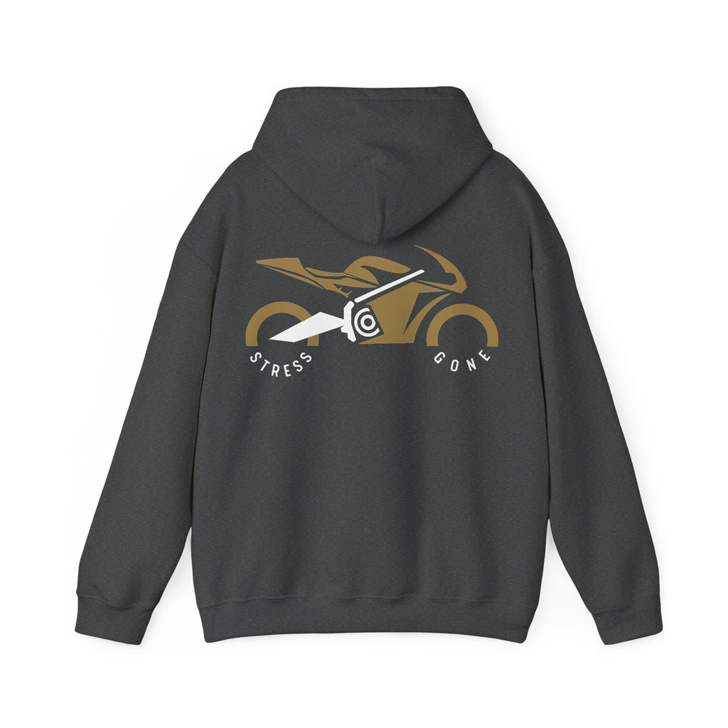 Unisex Heavy Blend™ Hooded Sweatshirt (Stress Gone) Back