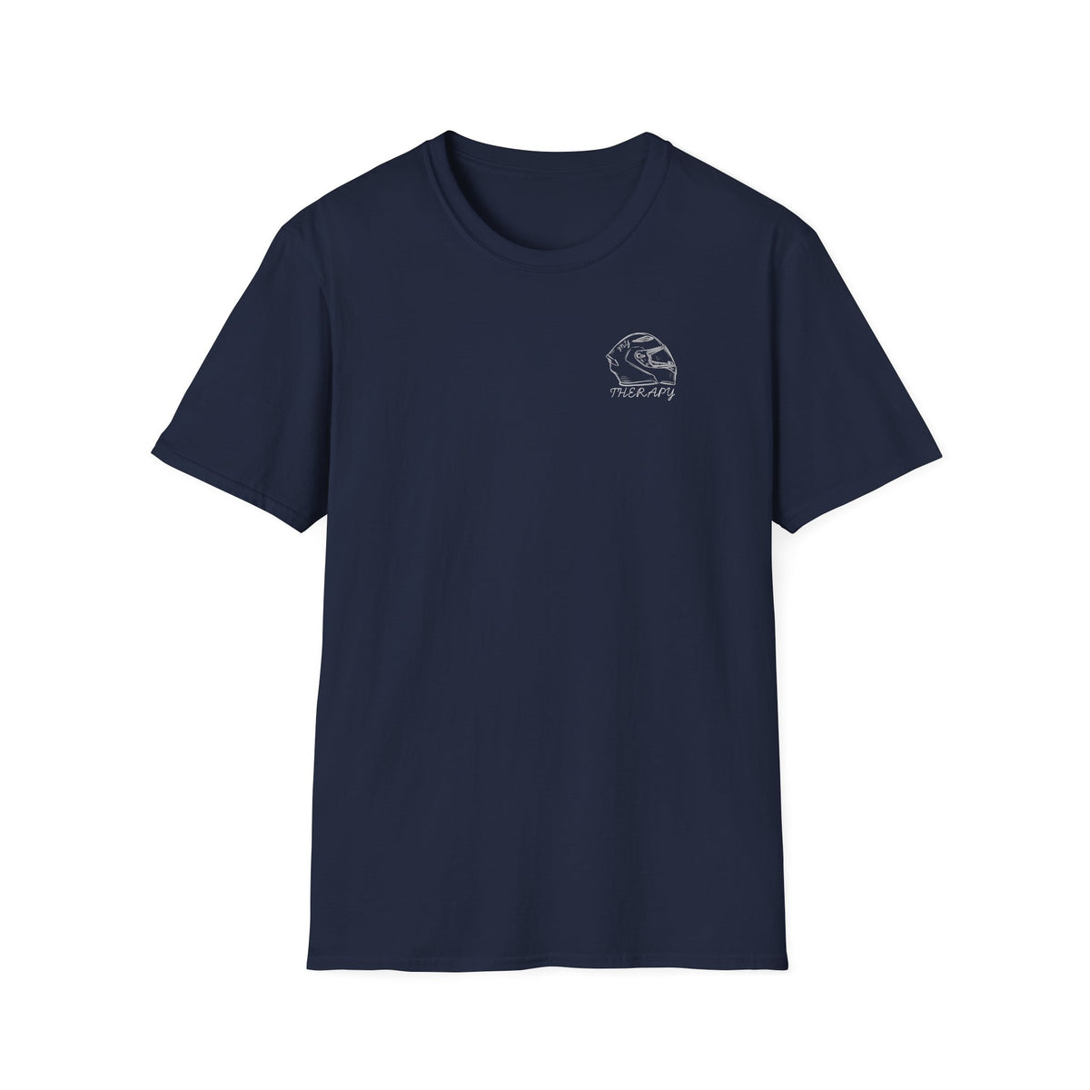 Motorbike T-shirt with 'My Therapy' (1) (Small Logo)