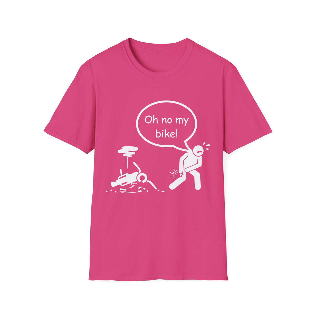 Motorbike T-shirt with 'Oh No My Bike!'