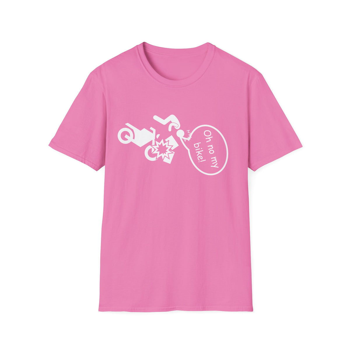 Motorbike T-shirt with 'Oh No My Bike!' (4)