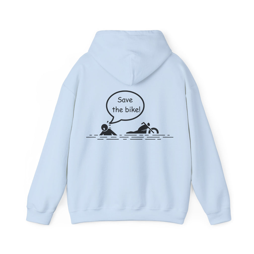 Unisex Heavy Blend™ Hooded Sweatshirt (Save The Bike) Back