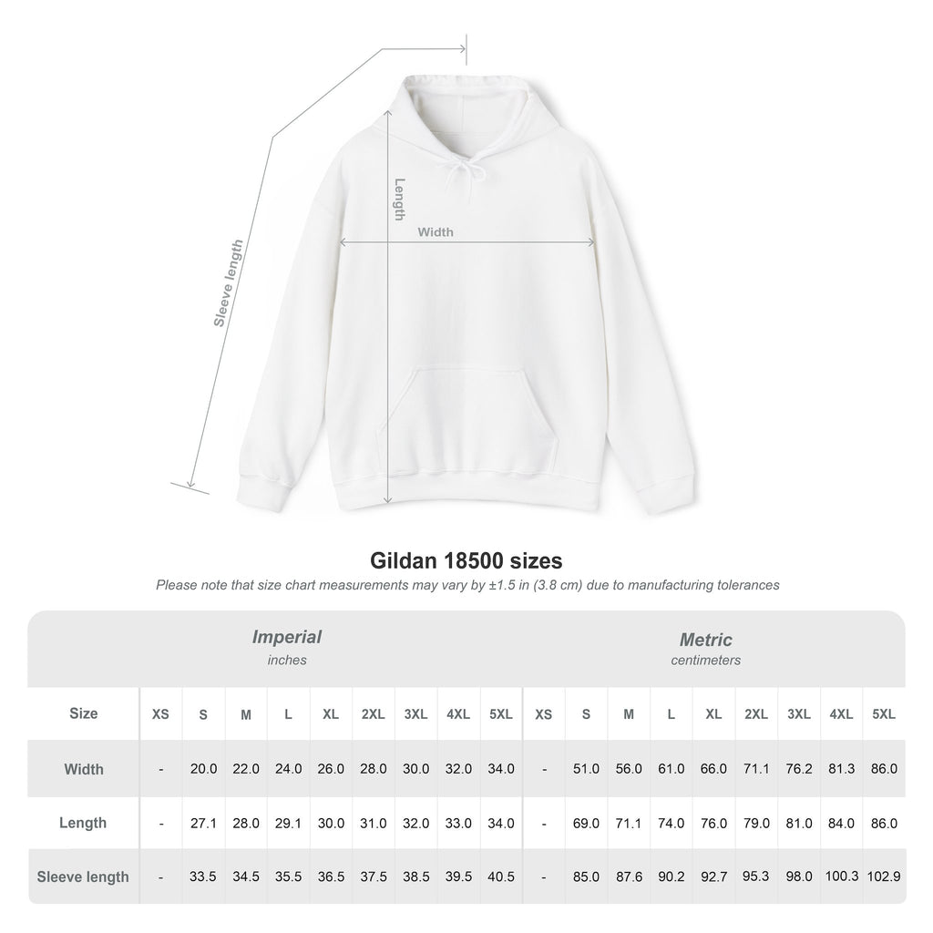 Unisex Heavy Blend™ Hooded Sweatshirt (Old Bikes Never Die, They Just Leak More Oil) 2 Back