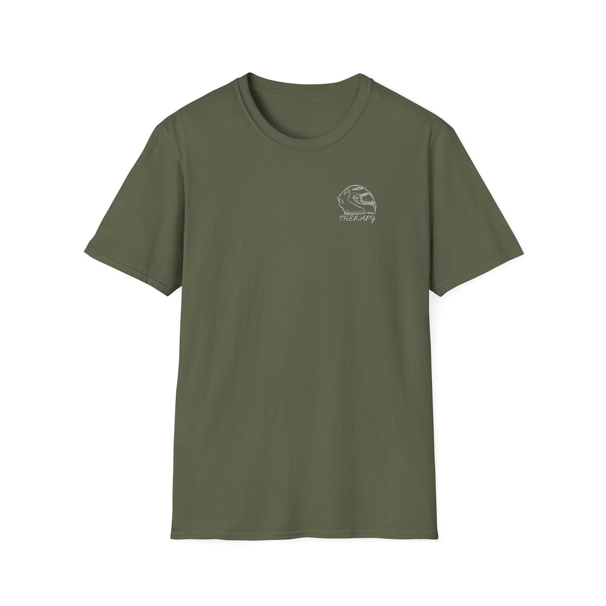 Motorbike T-shirt with 'My Therapy' (1) (Small Logo)