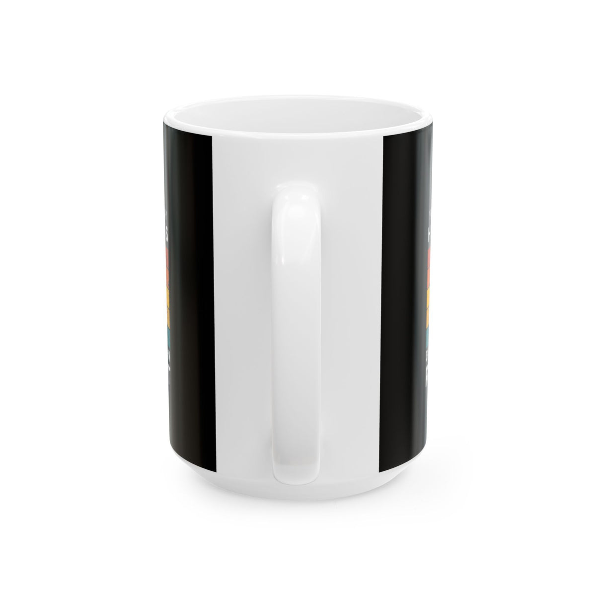 Non UK Sales 11oz And 15oz White Mug With (You cant buy happiness, But you can ride it) B/W