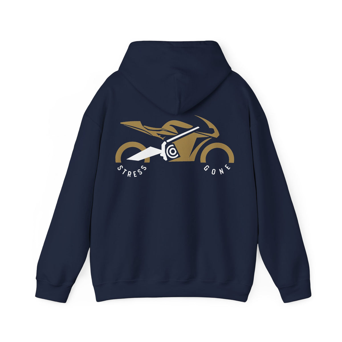 Unisex Heavy Blend™ Hooded Sweatshirt (Stress Gone) Back