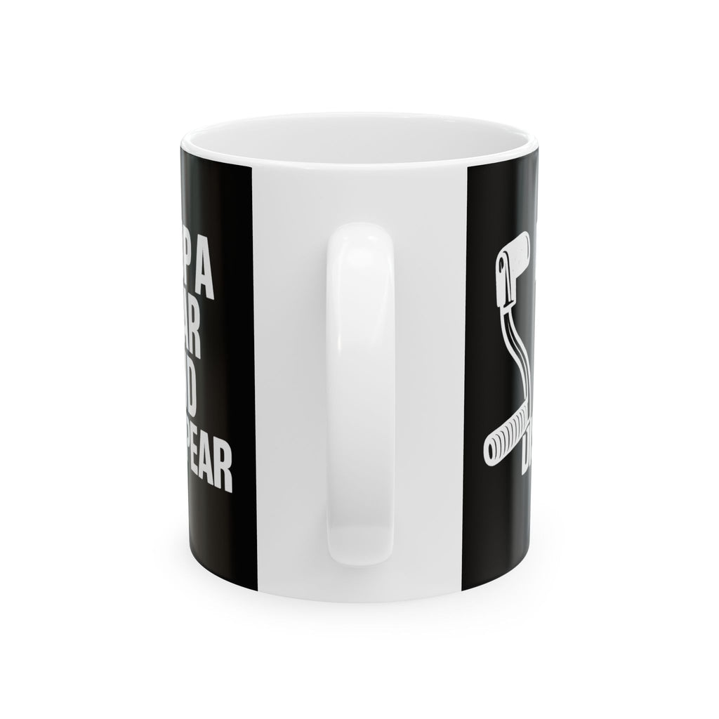 Non UK Sales 11oz And 15oz White Mug With (Drop a gear and disappear)