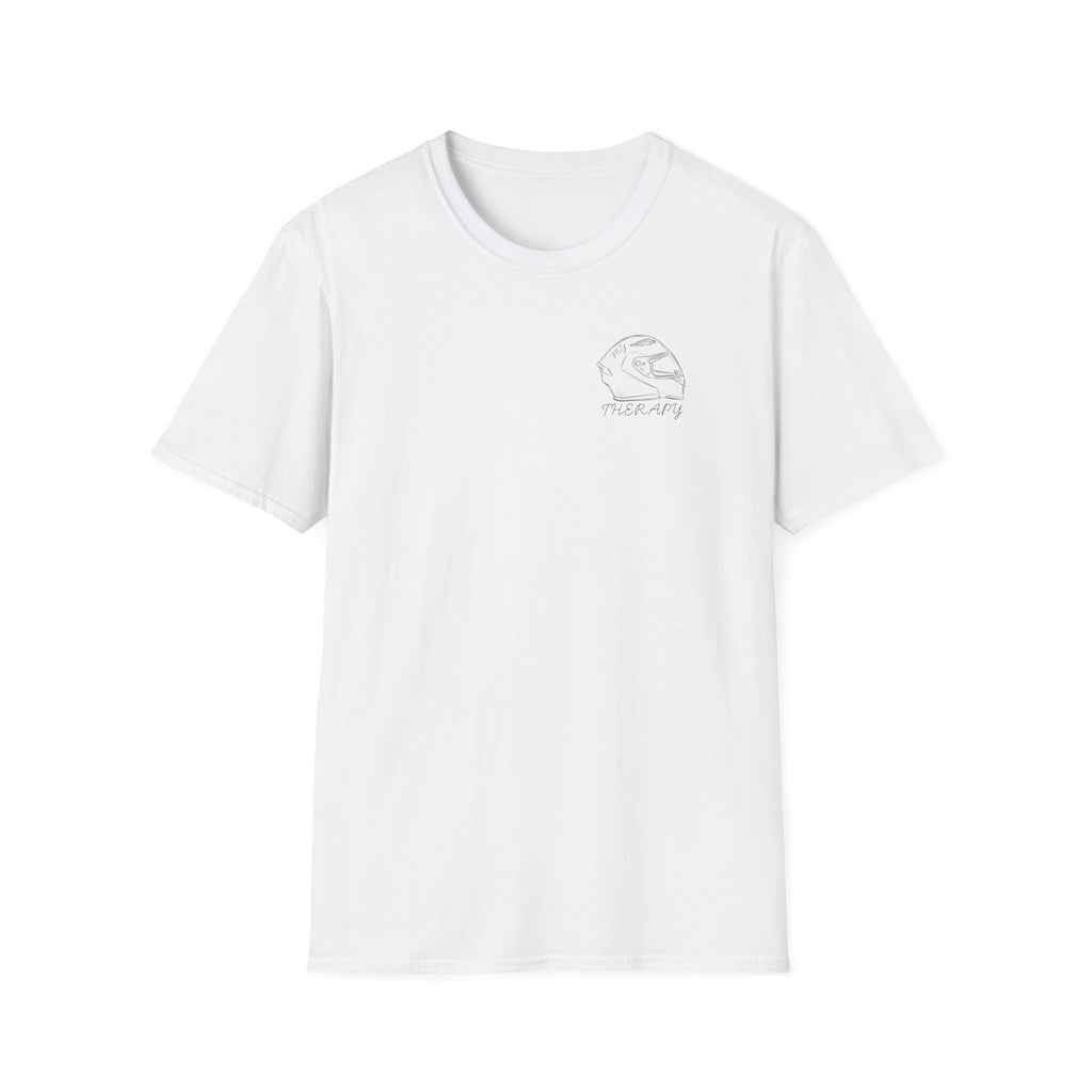 Motorbike T-shirt with 'My Therapy' (2) Small Logo