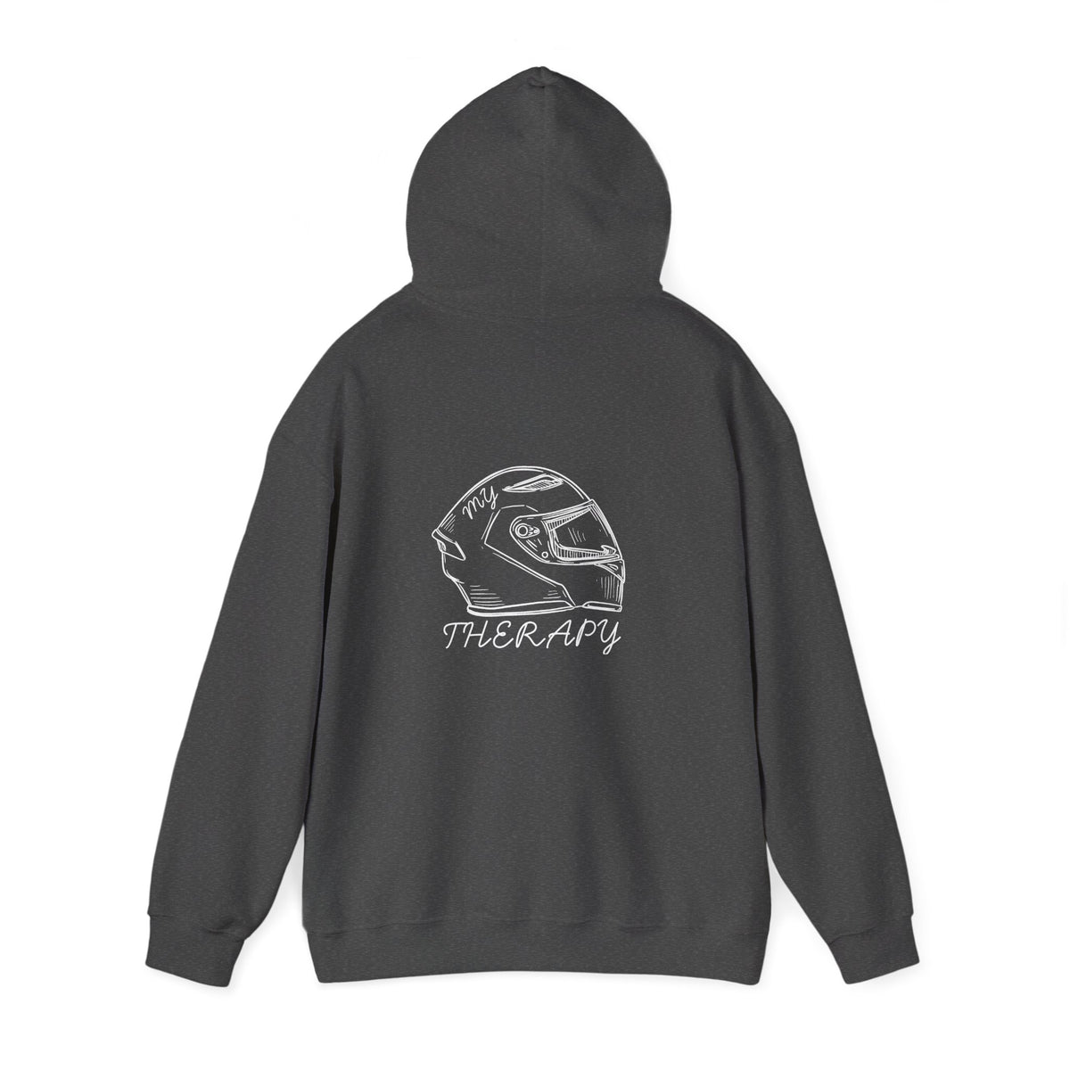 Non UK Sales Hooded Sweatshirt (My therapy) W/B