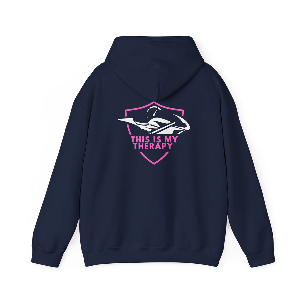 Non UK Sales Unisex Heavy Blend™ Hooded Sweatshirt (Because therapy is expensive) P/B