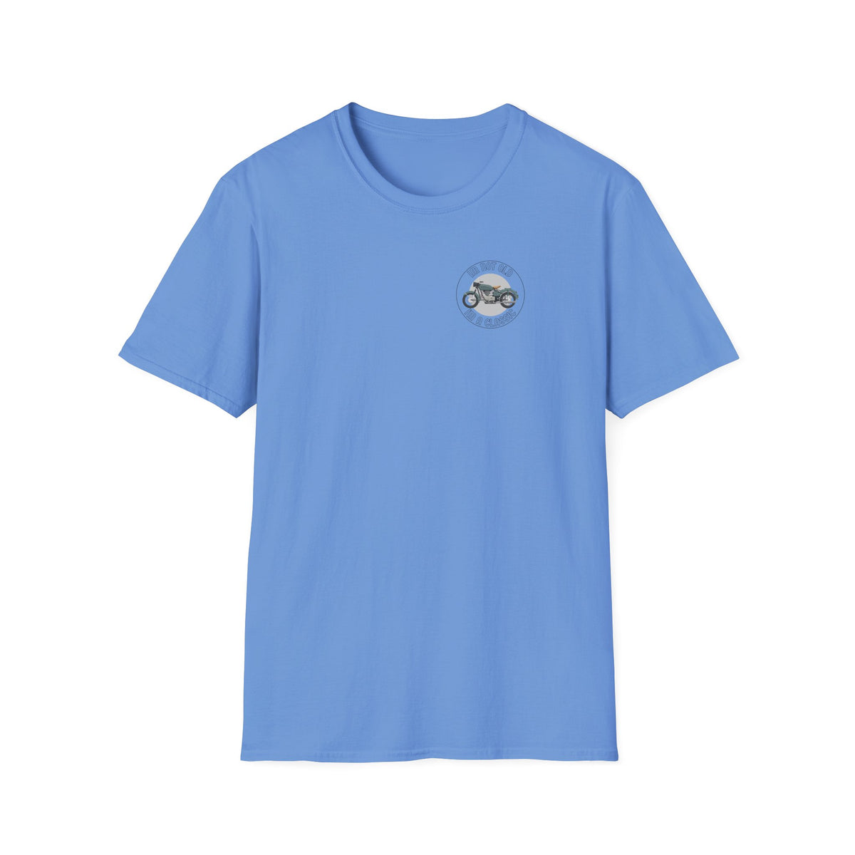 Motorbike T-shirt with 'Im Not Old Im A Classic' Small Logo