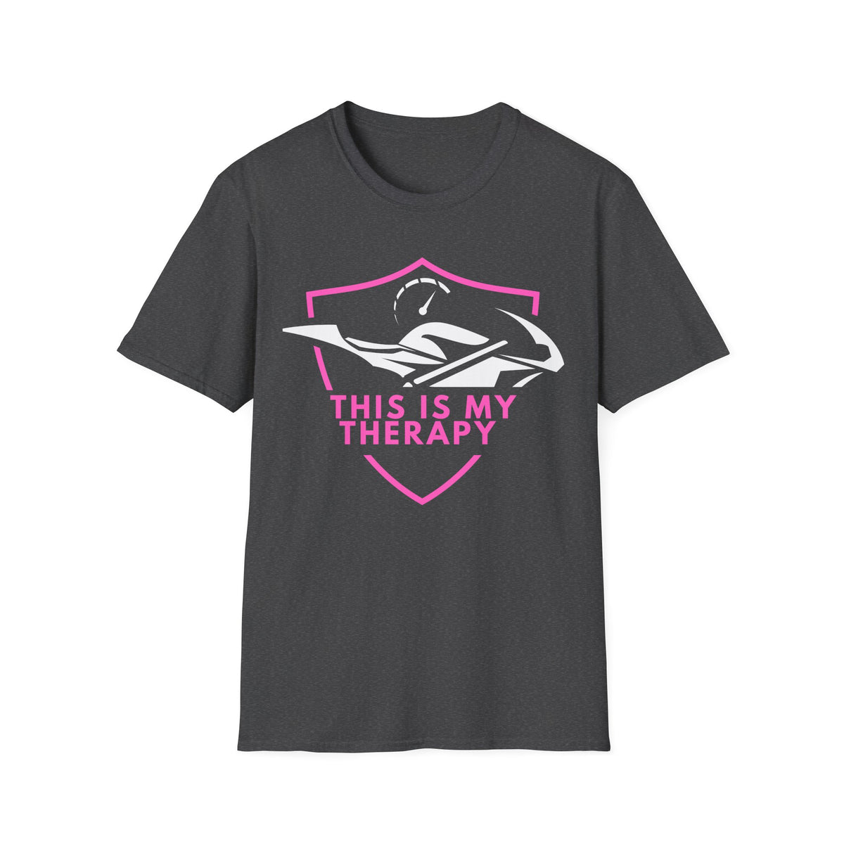 Motorbike T-shirt with 'This is my Therapy' (3)