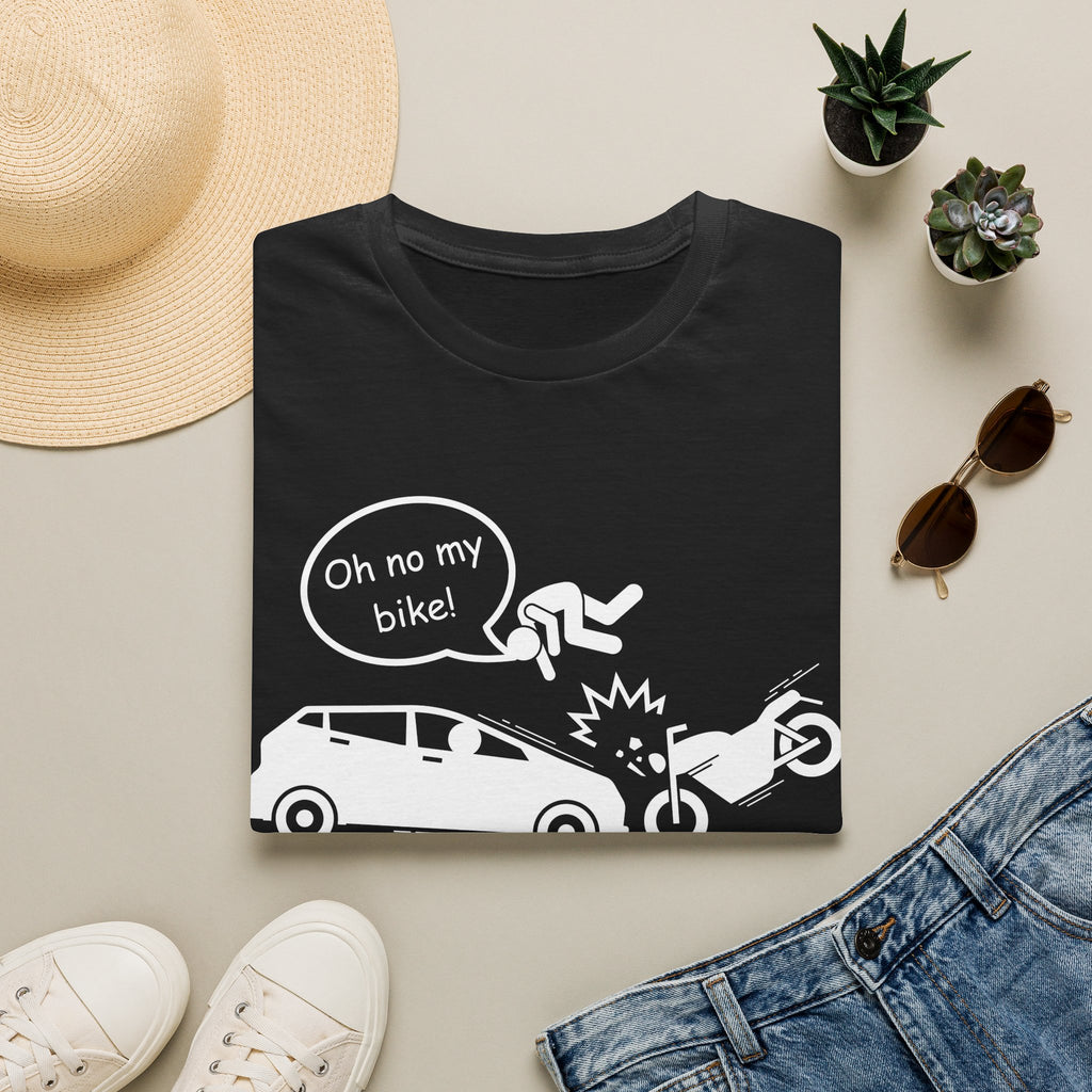 Motorbike T-shirt with 'Oh No My Bike!' (3)