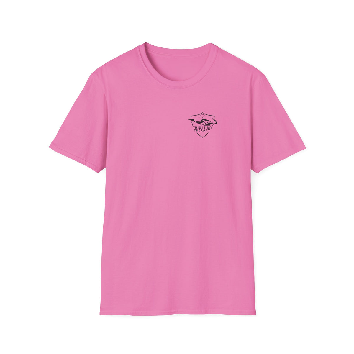 Motorbike T-shirt with 'This is my Therapy' (2) Small Logo
