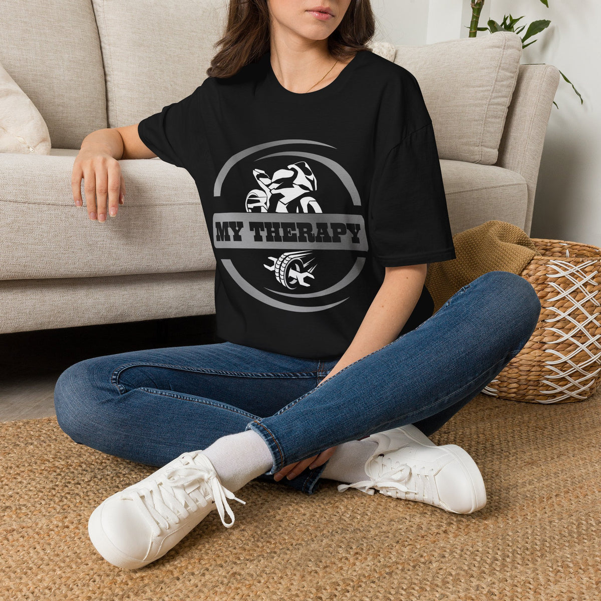 Motorbike T-shirt with 'My Therapy'