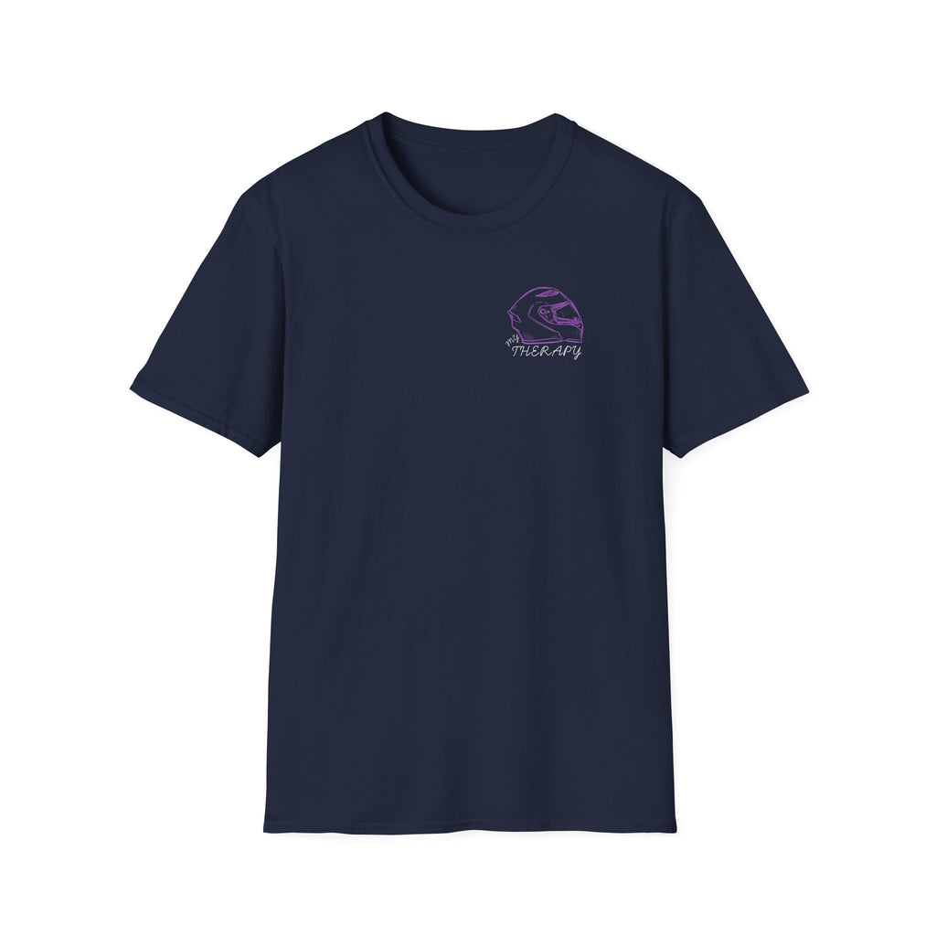 Motorbike T-shirt with 'My Therapy' (3) Small Logo