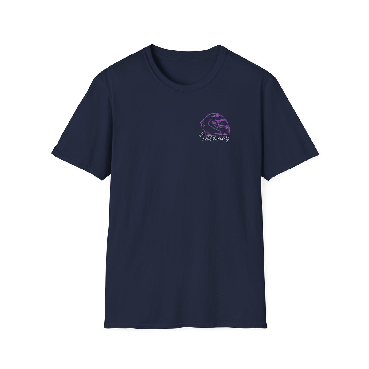 Motorbike T-shirt with 'My Therapy' (3) Small Logo