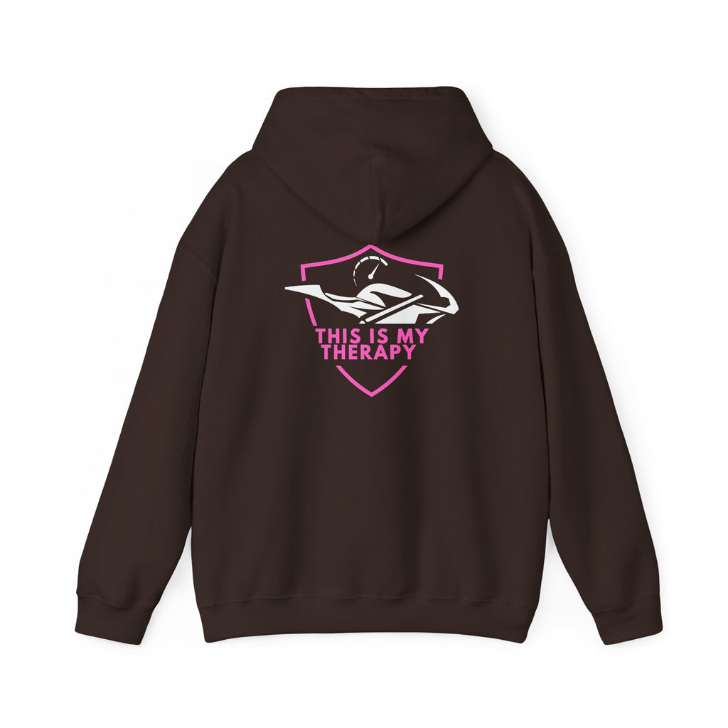 Non UK Sales Unisex Heavy Blend™ Hooded Sweatshirt (Because therapy is expensive) P/B