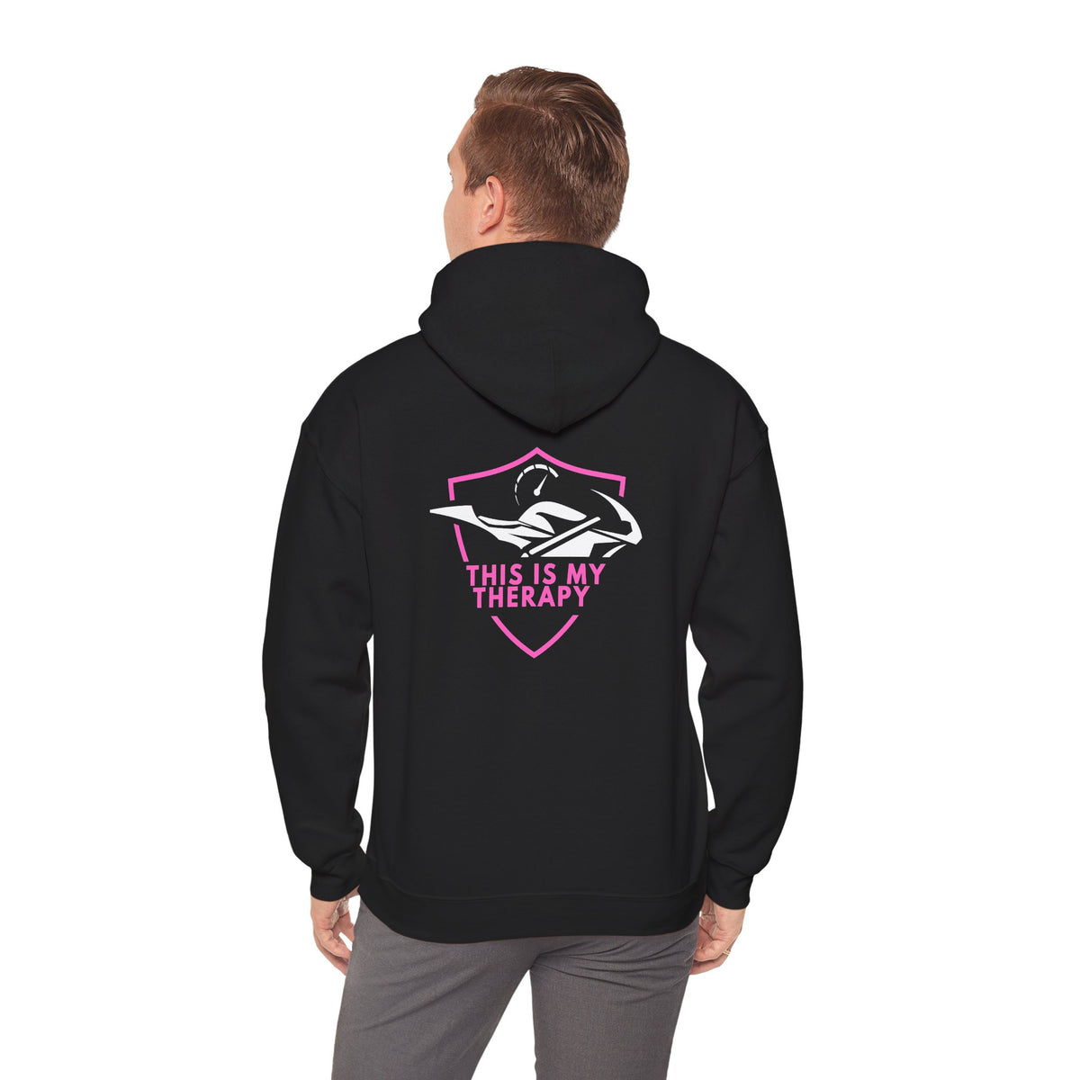 Non UK Sales Unisex Heavy Blend™ Hooded Sweatshirt (Because therapy is expensive) P/B