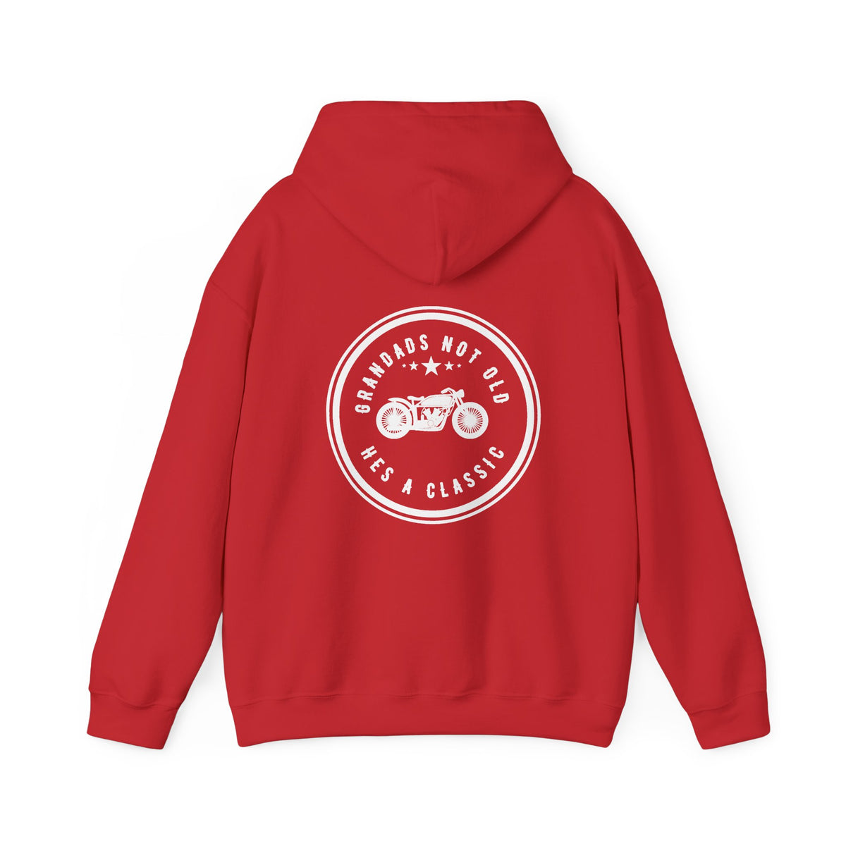 Unisex Heavy Blend™ Hooded Sweatshirt (Grandads Not Old, Hes A Classic) 2 Back