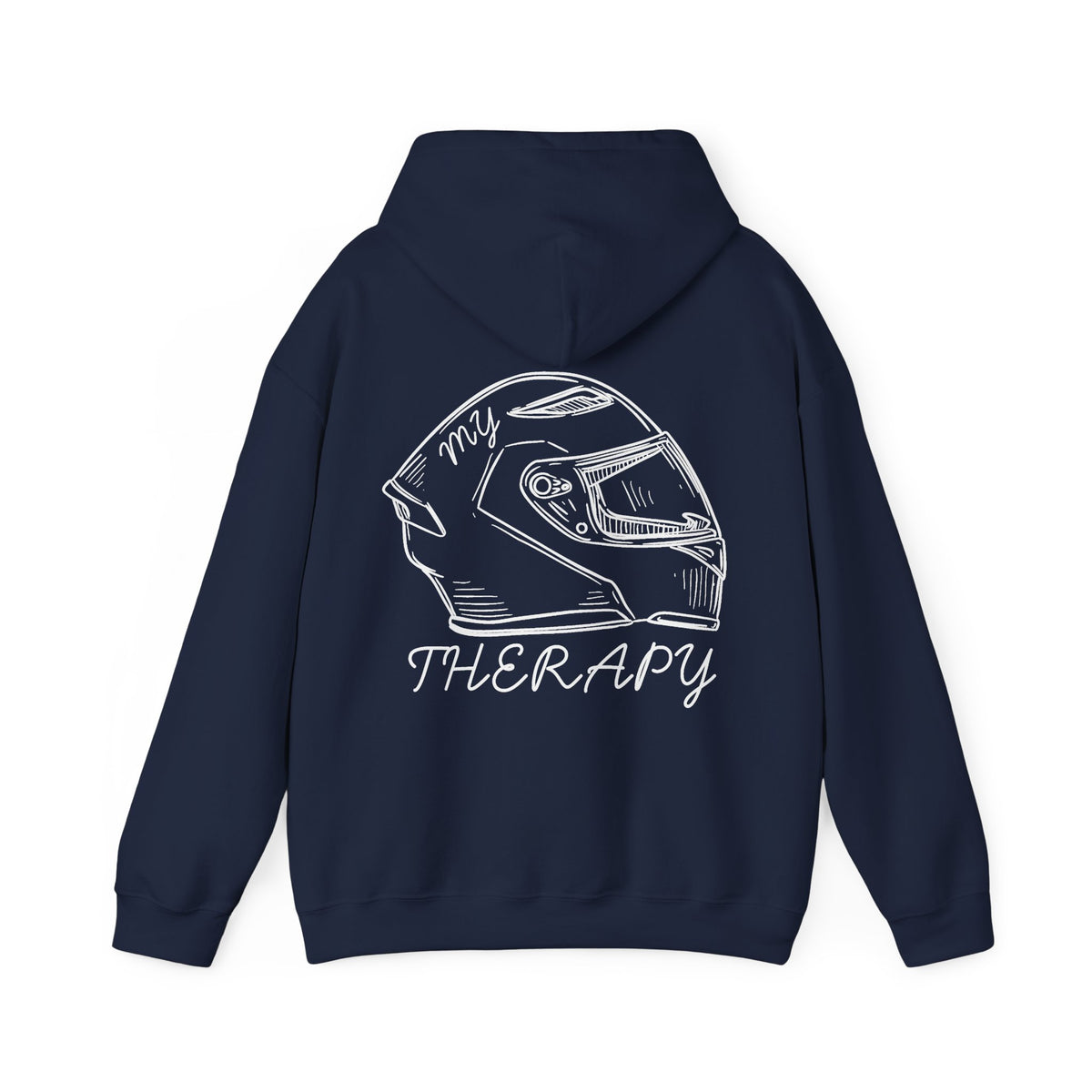 Unisex Heavy Blend™ Hooded Sweatshirt (My Therapy) Back