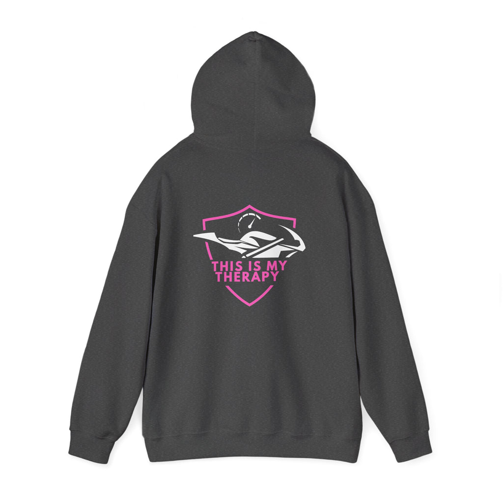 Non UK Sales Unisex Heavy Blend™ Hooded Sweatshirt (Because therapy is expensive) P/B