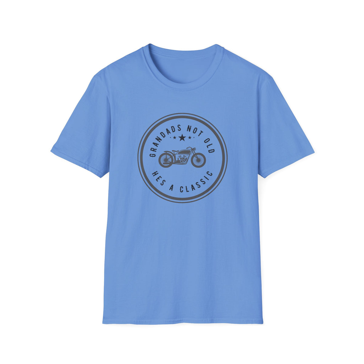 Motorbike T-shirt with 'Grandads Not Old Hes A Classic' (2)
