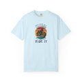 Non UK Sales Motorbike t-shirt  (You Cant Buy Happiness, But you can ride it )  B/W