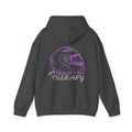 Unisex Heavy Blend™ Hooded Sweatshirt (My Therapy-Purple) Back