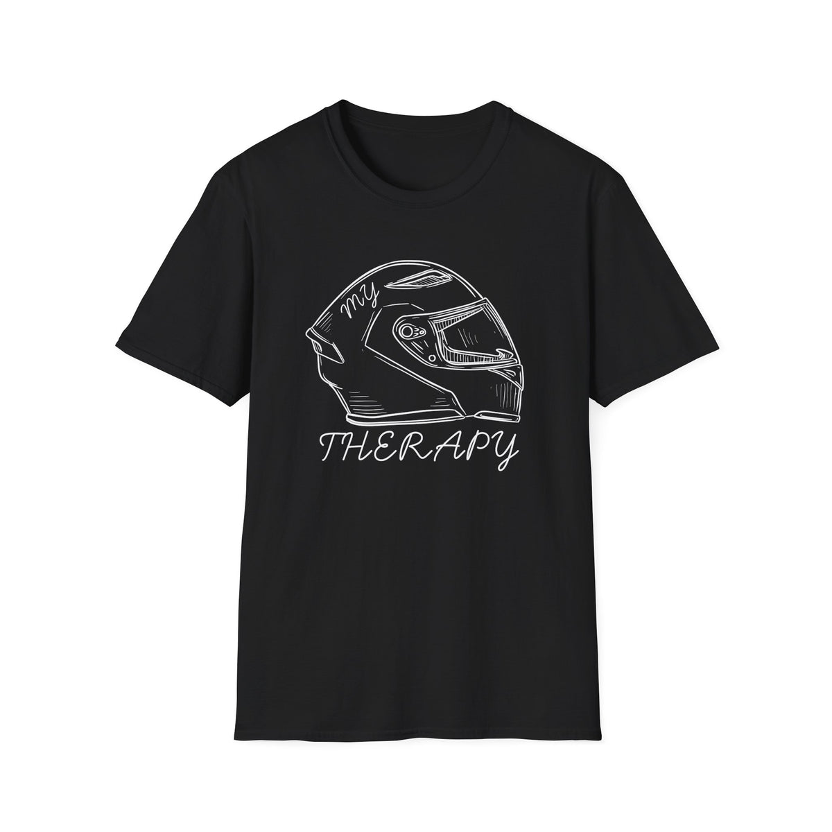 Motorbike T-shirt with 'My Therapy' (1)