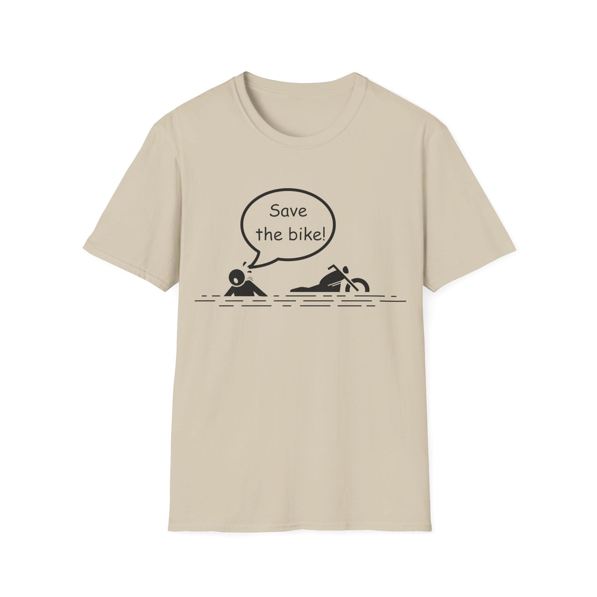 Motorbike T-shirt with 'Save The Bike!'
