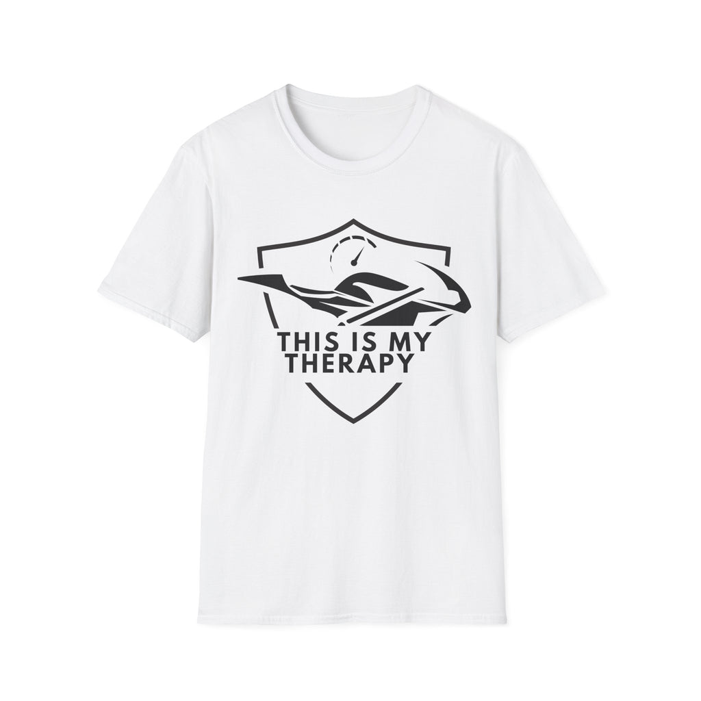 Motorbike T-shirt with 'This is my Therapy' (2)