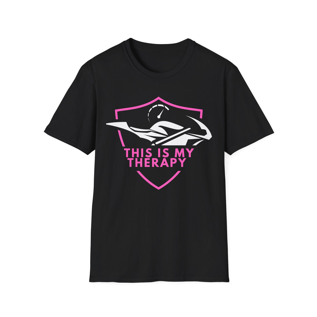 Motorbike T-shirt with 'This is my Therapy' (3)
