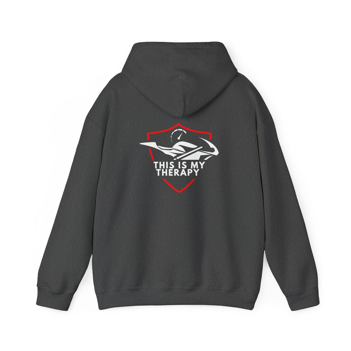 Non UK Sales Hooded Sweatshirt (This is my therapy) R/B