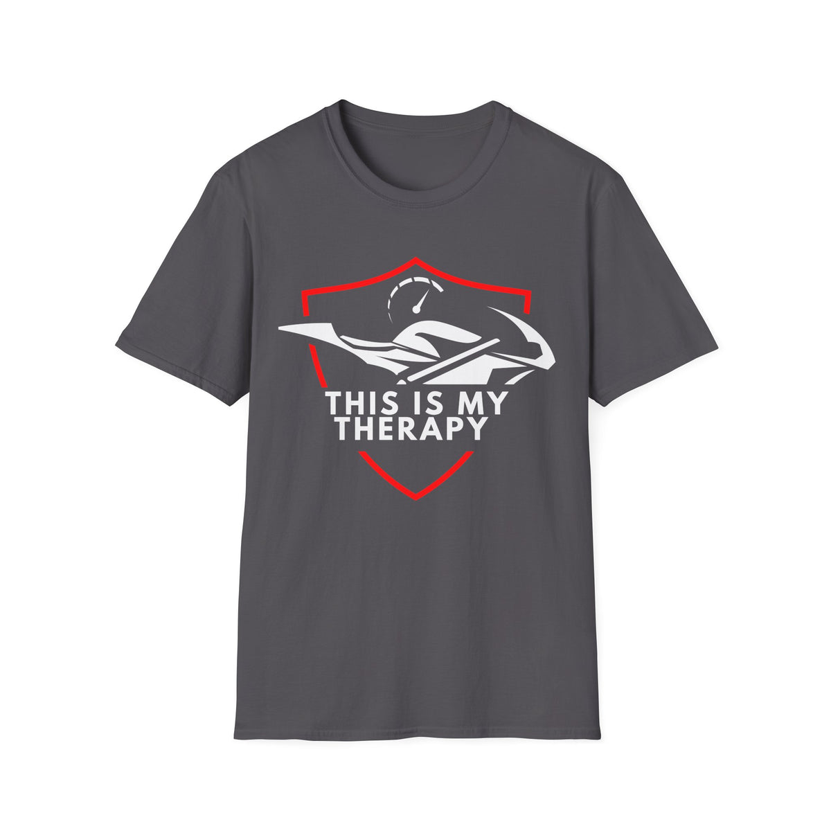 Motorbike T-shirt with 'This is my Therapy' (1)