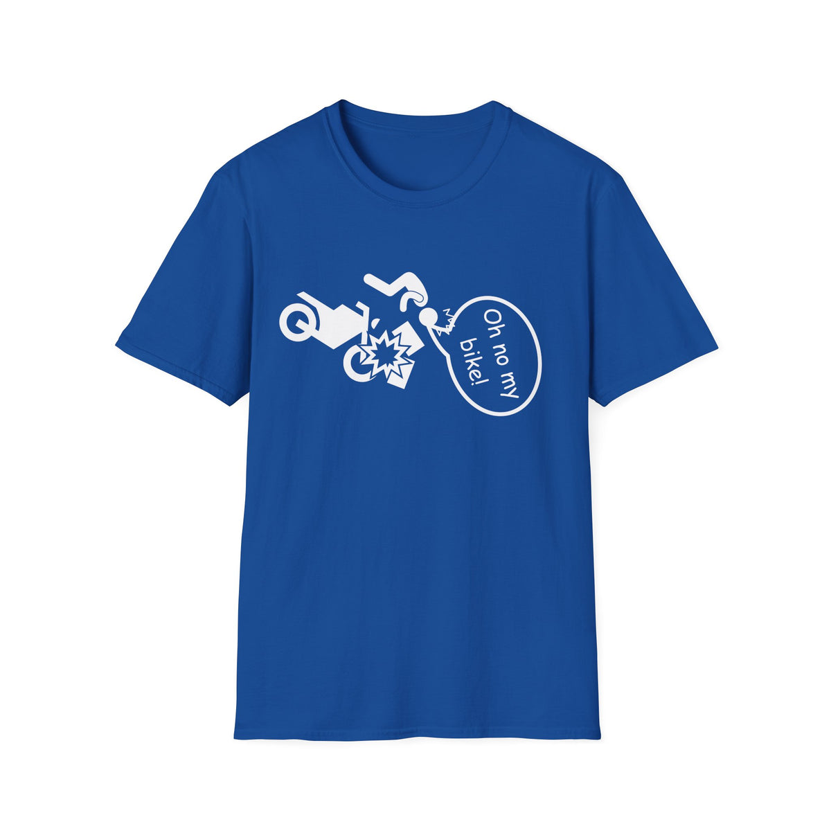 Motorbike T-shirt with 'Oh No My Bike!' (4)
