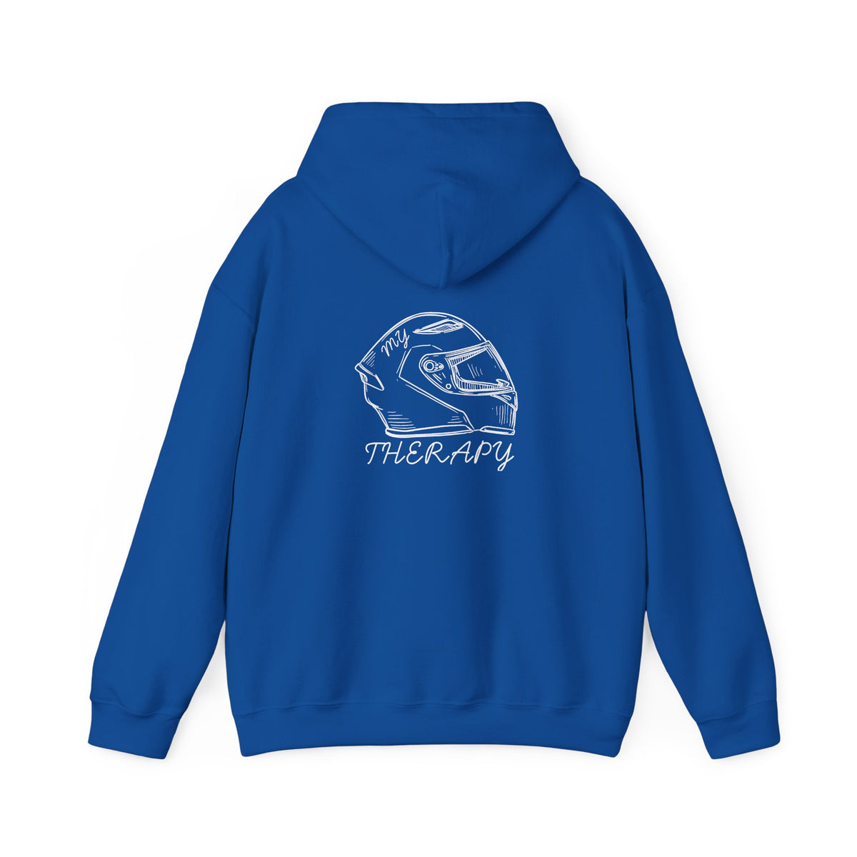 Non UK Sales Hooded Sweatshirt (My therapy) W/B